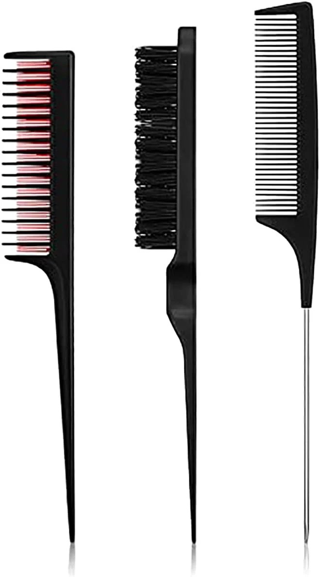 ست شانه حالت دهنده مو KASTWAVE، شامل برس پوش دهنده مو، شانه دم موشی، شانه پوش دهنده و شانه پوش سه ردیفه برای حجم دادن، شانه کردن و صاف کردن مو