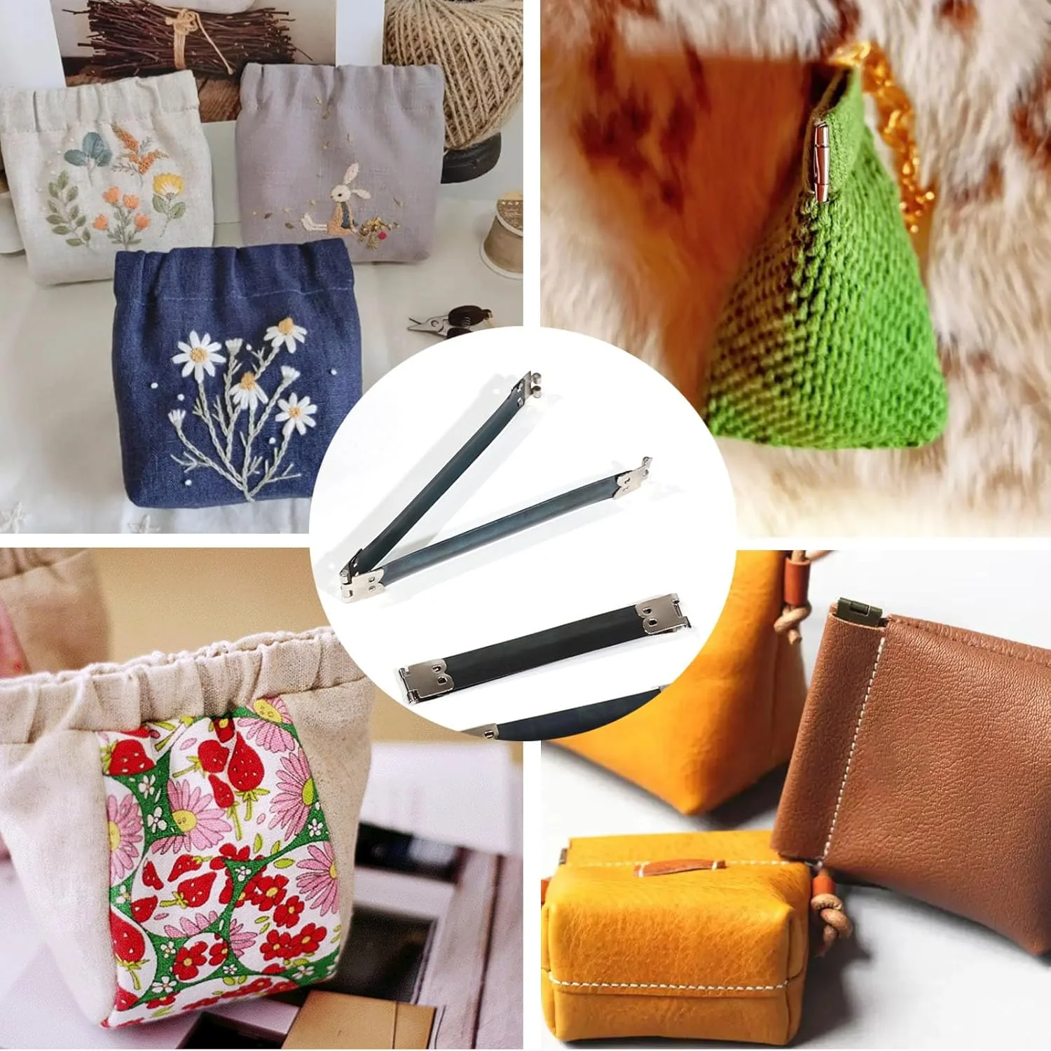 گیره کیف DIY مدل GVSS، 20 عدد، لولاهای داخلی لوله ای، انعطاف پذیر، قفل دهانه کیف دستی، ایده آل برای خیاطی، صنایع دستی و کیف پول، 10 سانتی متر گیره کیف DIY مدل GVSS، 20 عدد، لولاهای داخلی لوله ای، انعطاف پذیر، قفل دهانه کیف دستی، ایده آل برای خیاطی، صنایع دستی و کیف پول، 10 سانتی متر