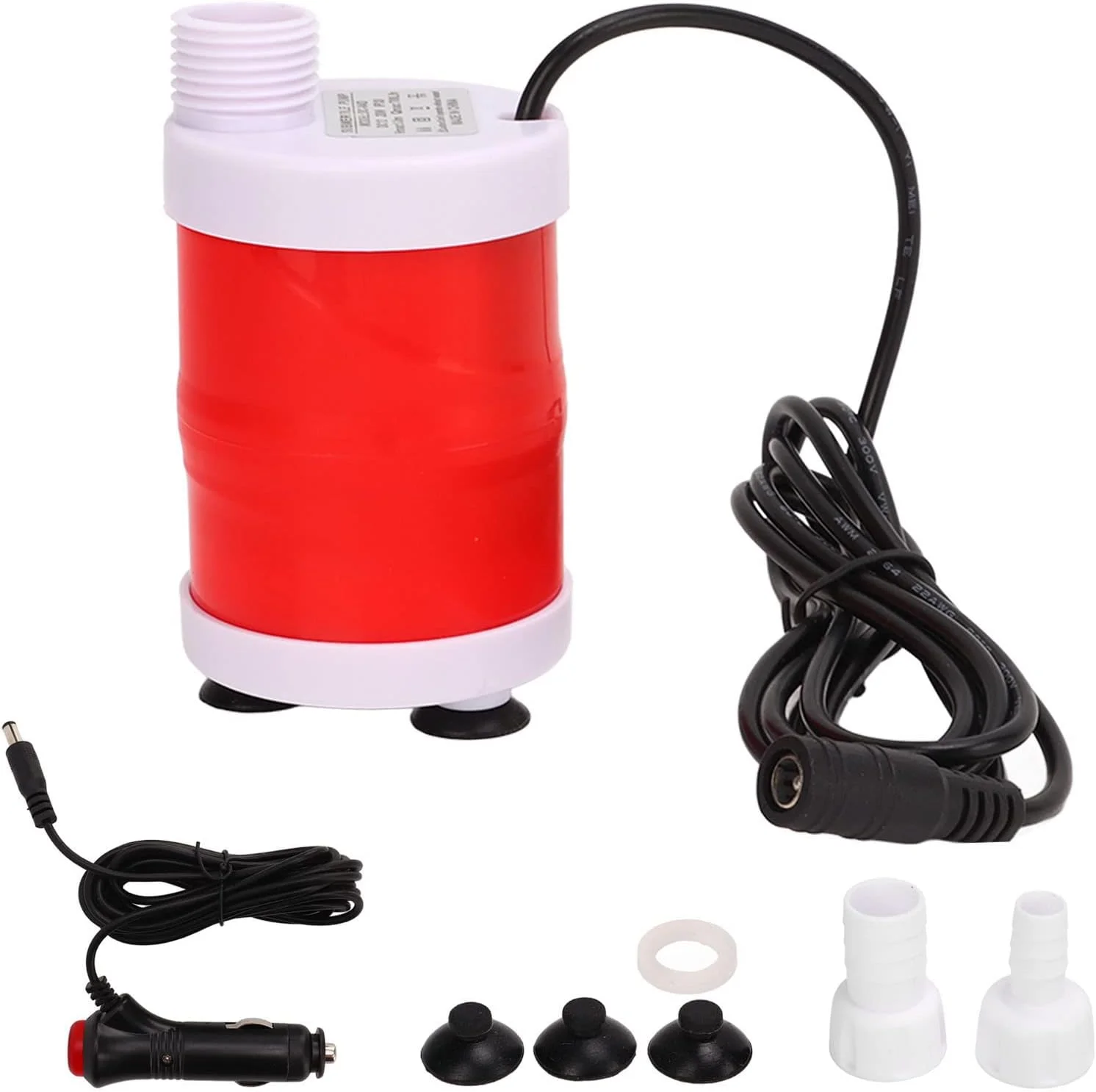 پمپ آب شناور با راندمان بالا، جریان 700 لیتر در ساعت، 20 وات، DC 12 ولت مناسب برای آشپزخانه، حمام، کاروان و خانه، ساخته شده از ABS پمپ آب شناور با راندمان بالا، جریان 700 لیتر در ساعت، 20 وات، DC 12 ولت مناسب برای آشپزخانه، حمام، کاروان و خانه، ساخته شده از ABS