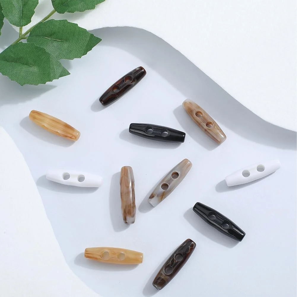 GORGECRAFT 72 عدد دکمه های ضامن دار اکریلیک 6 رنگ 39 میلی متر طول 2 سوراخ شکل شاخ زیتونی دکمه های تعویض کت ژاکت لباس خیاطی پروژه های هنری DIY مشکی سفید قهوه ای نارگیلی GORGECRAFT 72 عدد دکمه های ضامن دار اکریلیک 6 رنگ 39 میلی متر طول 2 سوراخ شکل شاخ زیتونی دکمه های تعویض کت ژاکت لباس خیاطی پروژه های هنری DIY مشکی سفید قهوه ای نارگیلی