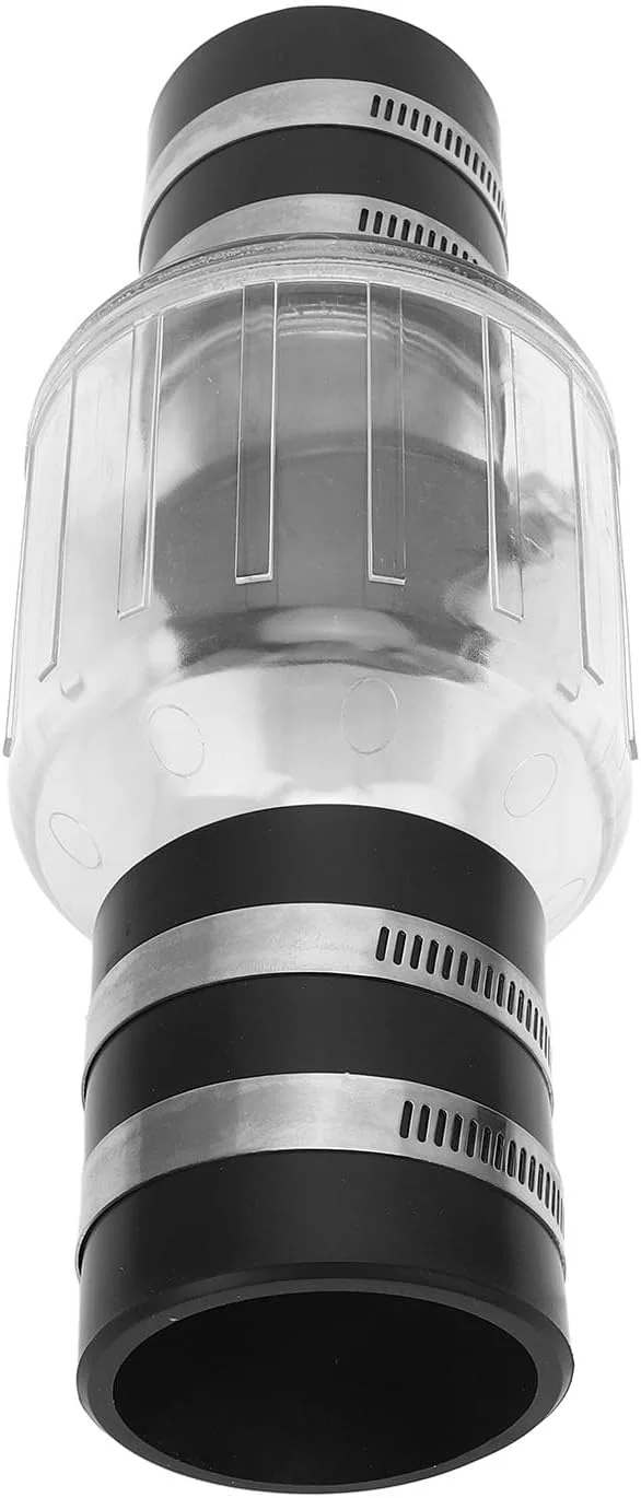 دریچه یک طرفه پمپ لجن کش بی صدا Jectse با طراحی فلپ فنری، بدنه شفاف، بست های استیل 304، ضد نشت و مقاوم در برابر خوردگی، برای لوله های 2 اینچی، مناسب برای اتاق خواب دریچه یک طرفه پمپ لجن کش بی صدا Jectse با طراحی فلپ فنری، بدنه شفاف، بست های استیل 304، ضد نشت و مقاوم در برابر خوردگی، برای لوله های 2 اینچی، مناسب برای اتاق خواب