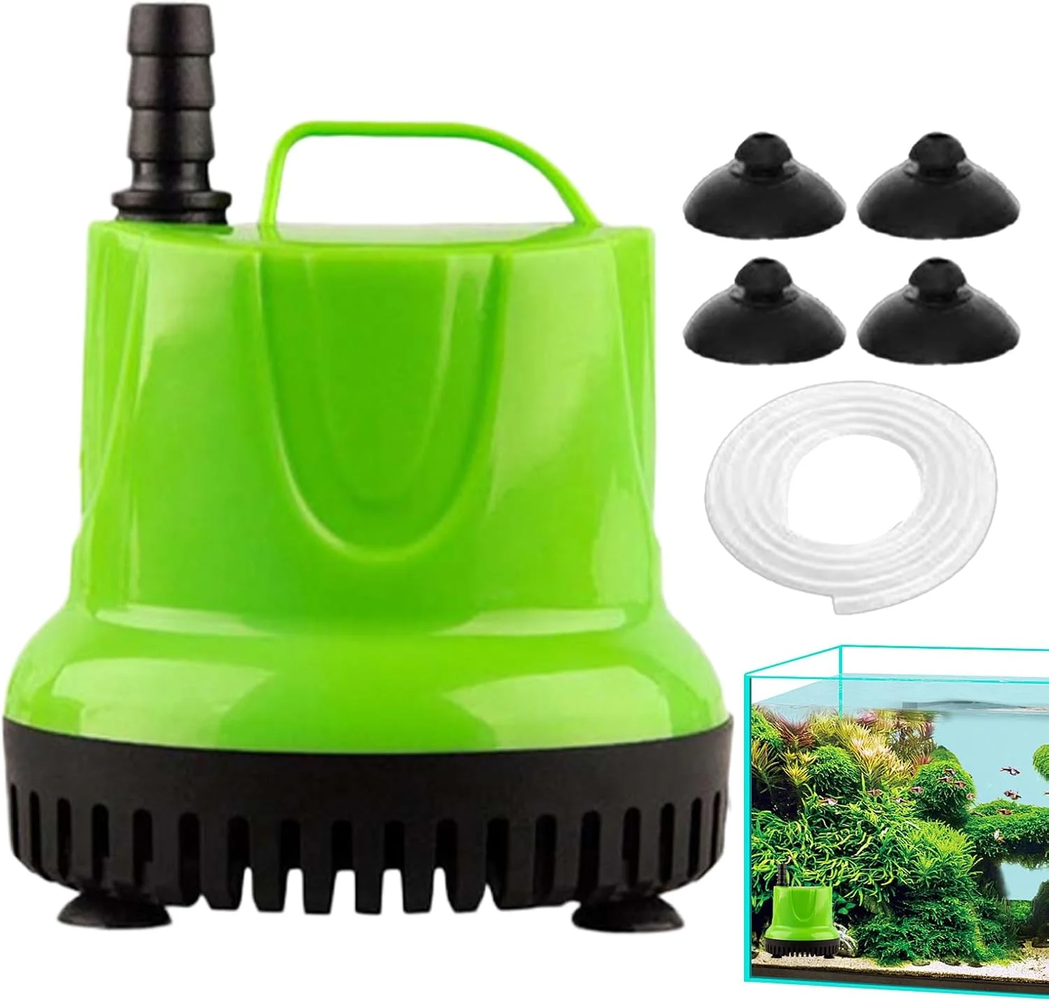 پمپ آب برای آکواریوم | پمپ آب هیدروپونیک | دستگاه گردش آب غوطه ور بی صدا با مکنده برای زهکشی، آبیاری هیدروپونیک، حوضچه، باغ، استخر روباز، تراریوم پمپ آب برای آکواریوم | پمپ آب هیدروپونیک | دستگاه گردش آب غوطه ور بی صدا با مکنده برای زهکشی، آبیاری هیدروپونیک، حوضچه، باغ، استخر روباز، تراریوم