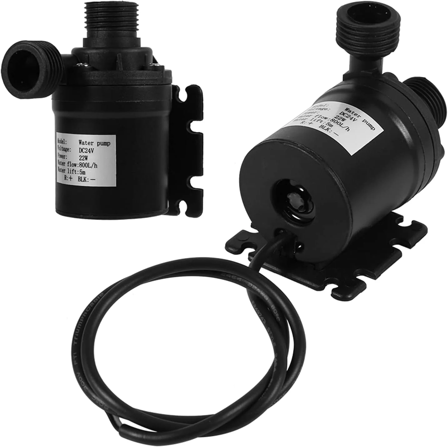 پمپ گردش آب گرم Jiawu موتور براشلس 24 ولت شناور الکتریکی برای استفاده در صنایع هوافضا