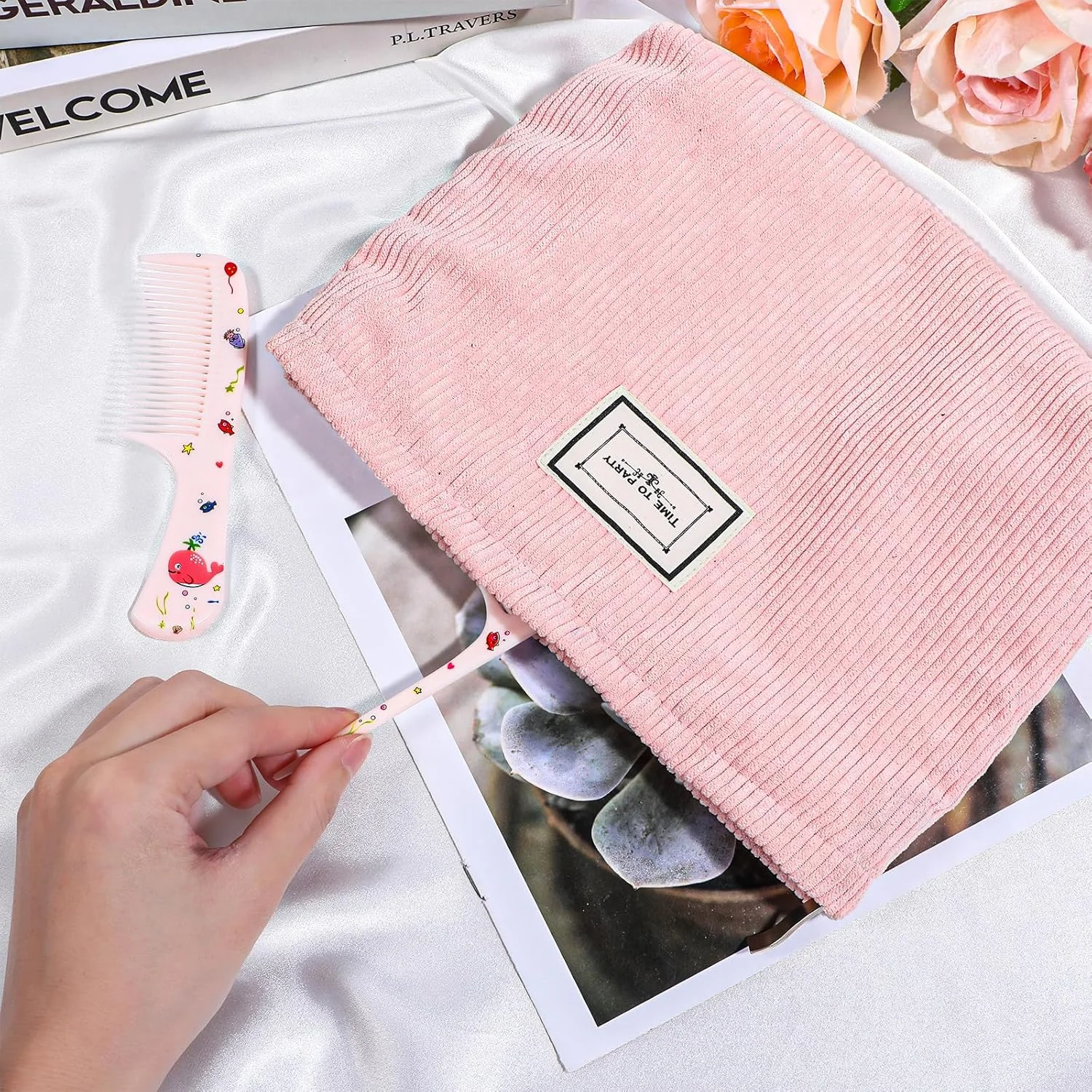 مجموعه شانه مو کودک Giantree شامل 4 عدد شانه مو، برس مو کودک مناسب دختران و پسران، مجموعه شانه مو فانتزی کودک نوپا، شانه کوچک دم موشی برای حالت دادن به موی کودک، مدل مسافرتی A)