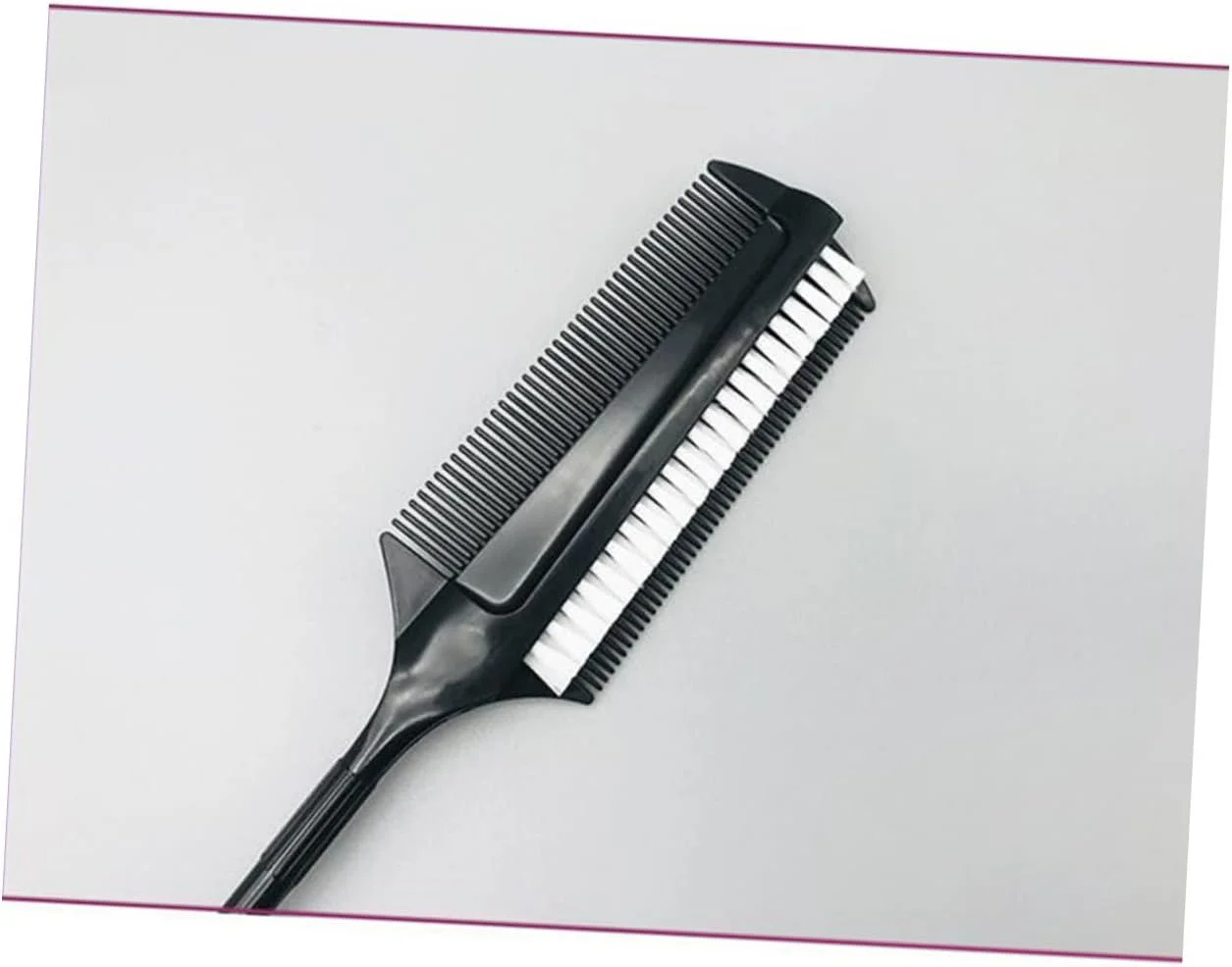 فومایز 2 عدد شانه برای زنان، شانه هایلایت، شانه پوش دهنده مو، شانه آرایشگری حرفه ای، شانه دم موشی، شانه سالن مو، برس رنگ مو، برس رنگ مو، اپلیکاتور رنگ مو، مشکی