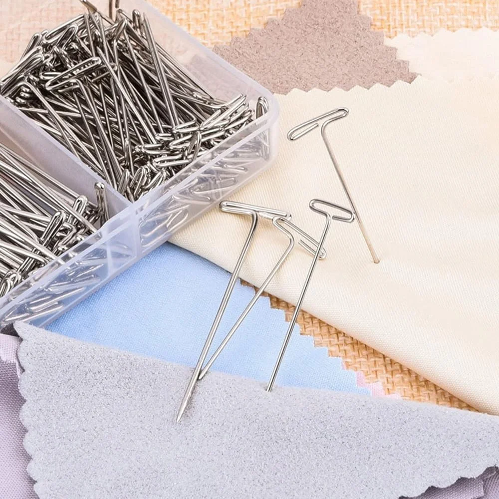 GIAVGIAV Wig T-pins, 110 PCs Sewing Pins Quilting Pins Straight Pins for Fabric, Dressmaker, Jewelry DIY Decoration, Crafts, Blocking Knitting, Crocheting, Modelling and Office(1.5inch,2Inch) GIAVGIAV Wig T-pins, 110 PCs Sewing Pins Quilting Pins Straight Pins for Fabric, Dressmaker, Jewelry DIY Decoration, Crafts, Blocking Knitting, Crocheting, Modelling and Office(1.5inch,2Inch)