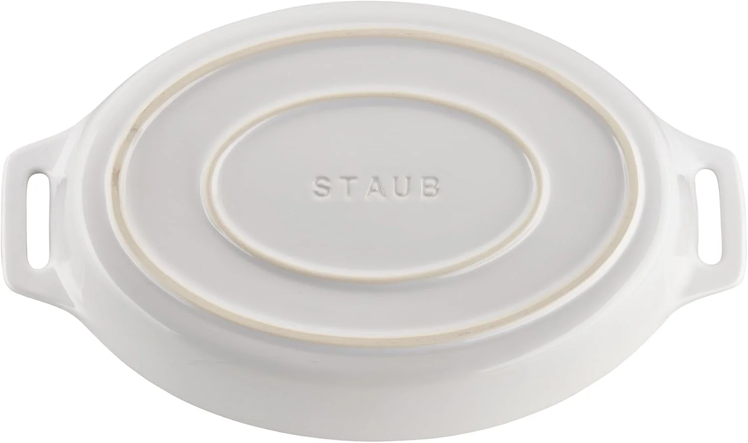 ست ظروف بیضی سرامیکی استاب، 2 تکه، سفید ست ظروف بیضی سرامیکی استاب، 2 تکه، سفید