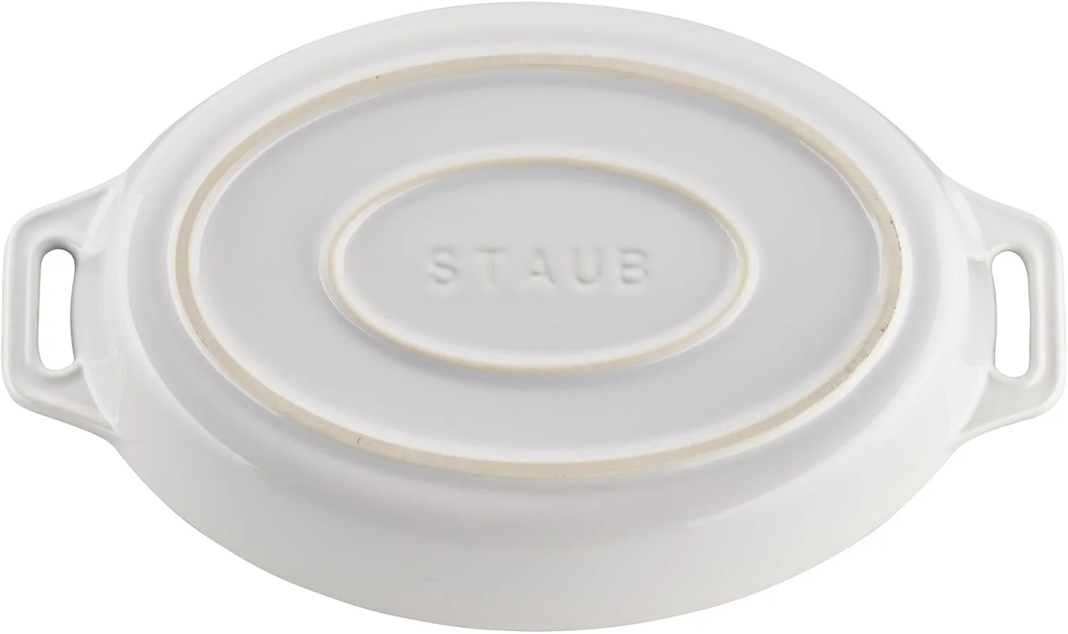 ست ظروف بیضی سرامیکی استاب، 2 تکه، سفید ست ظروف بیضی سرامیکی استاب، 2 تکه، سفید