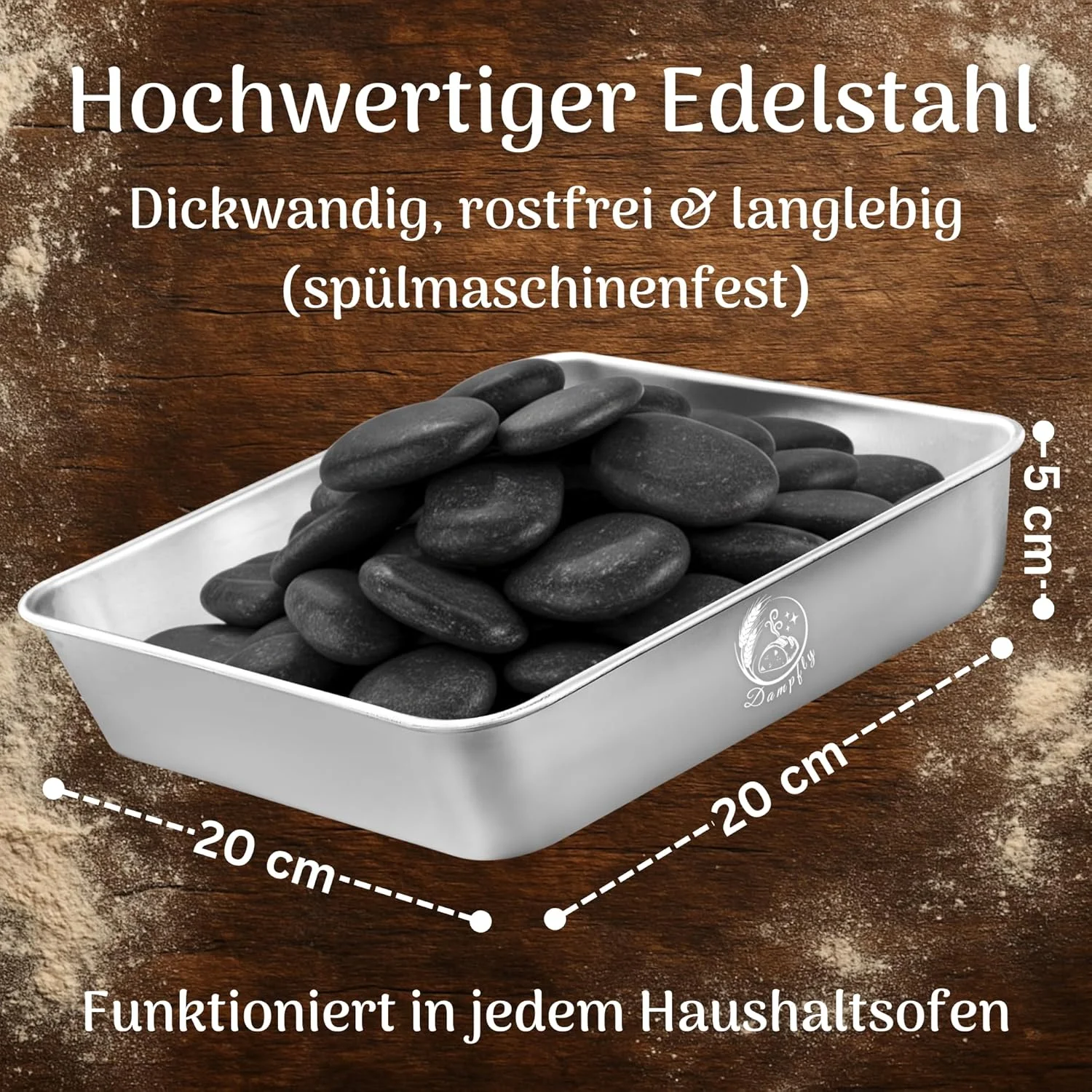 ست کاسه بخار سنگ لاوا برای فر: پخت نان عالی با بخار آب - نان و شیرینی ترد مانند یک نانوای حرفه ای (سنگ های سیاه نقره ای) ست کاسه بخار سنگ لاوا برای فر: پخت نان عالی با بخار آب - نان و شیرینی ترد مانند یک نانوای حرفه ای (سنگ های سیاه نقره ای)