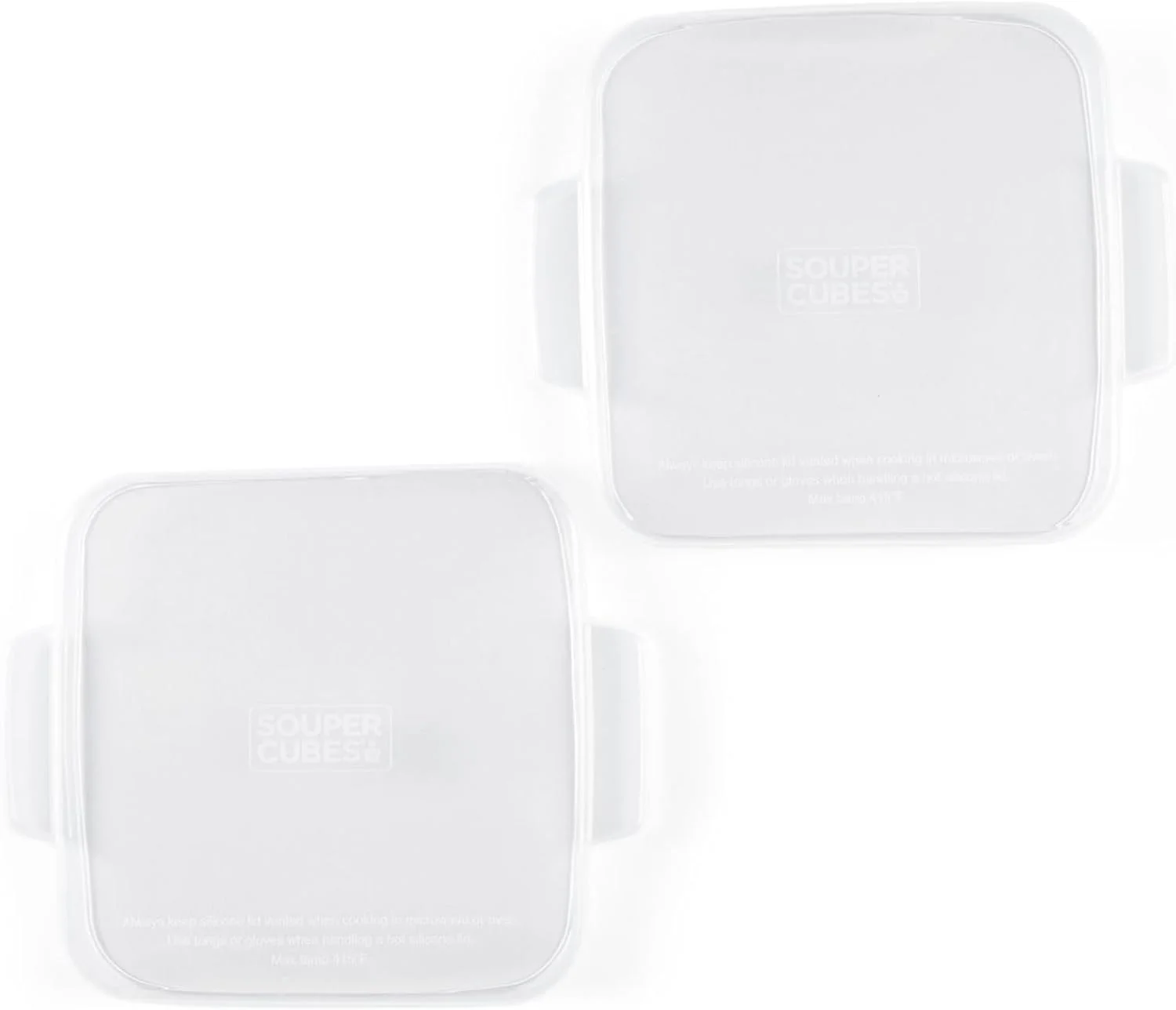 درب سیلیکونی جایگزین ظروف سرامیکی سوپر کیوبز 5 × 5، مجموعه 2 عددی، ظروف سنگی شامل نمی شود