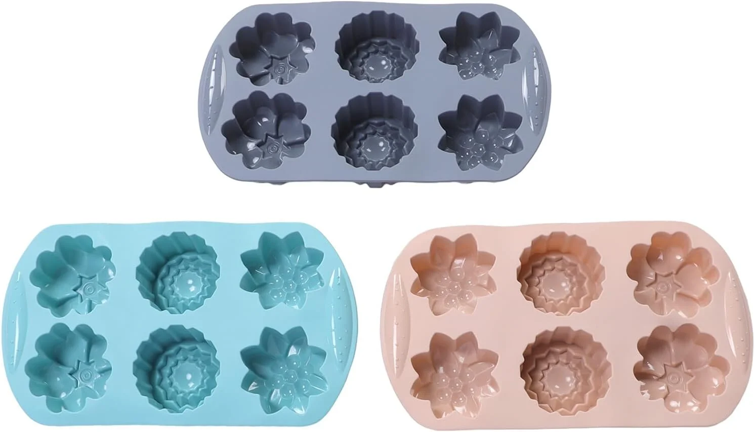 قالب مافین سیلیکونی، استفاده آسان، پوشش نچسب، راه حل پخت قابل اعتماد، برای دسرهای لذت بخش و انواع محصولات پخته شده