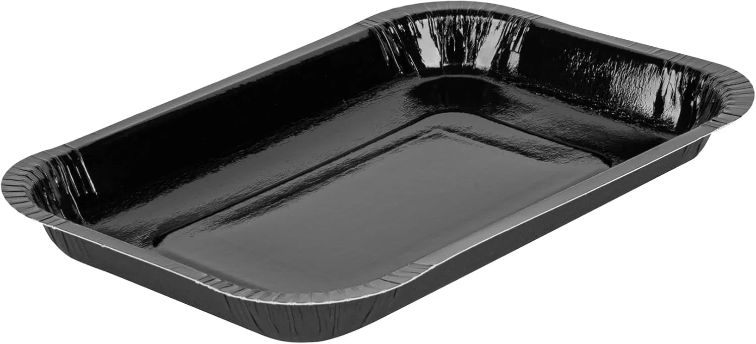 ظروف پخت مستطیلی Restaurantware-Pastry Tek، 21x14x2.5 سانتی متر، 25 عدد سینی پخت یکبار مصرف - درب ها جداگانه به فروش می رسند، مناسب برای فر، سینی های فر مقوایی مشکی 700 میلی لیتری، قابل انجماد، برای براونی ظروف پخت مستطیلی Restaurantware-Pastry Tek، 21x14x2.5 سانتی متر، 25 عدد سینی پخت یکبار مصرف - درب ها جداگانه به فروش می رسند، مناسب برای فر، سینی های فر مقوایی مشکی 700 میلی لیتری، قابل انجماد، برای براونی