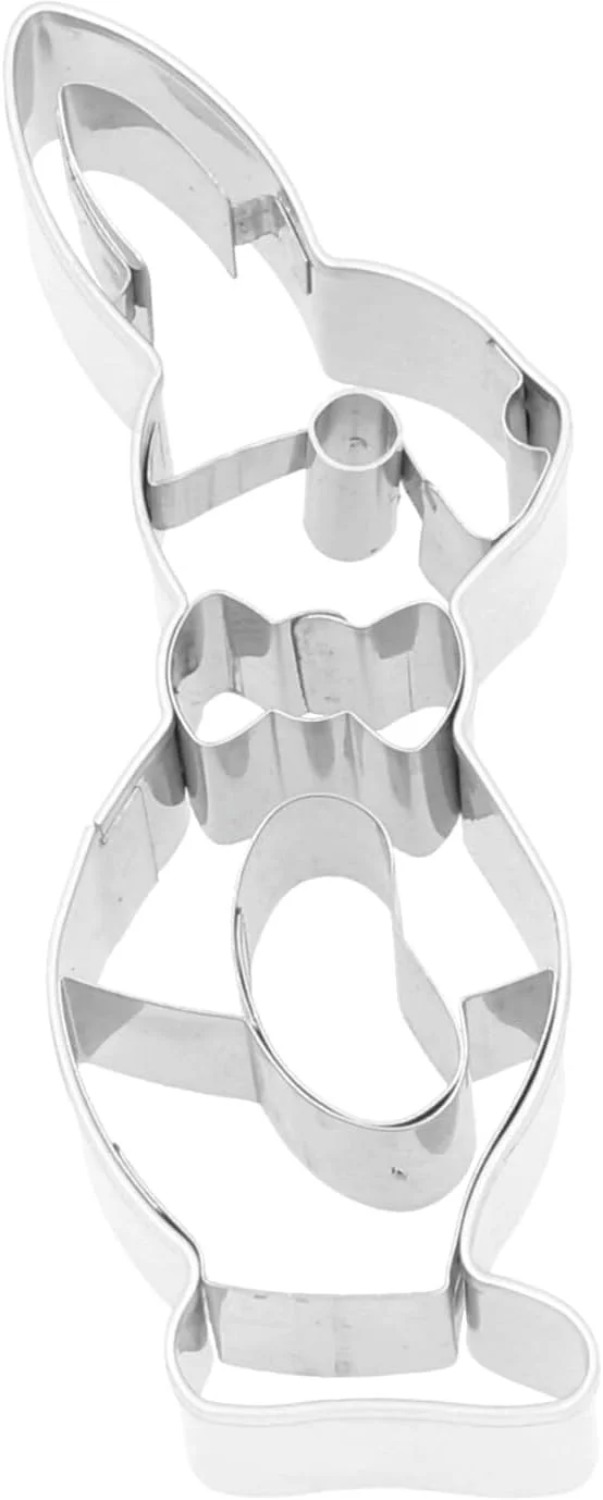 قالب شیرینی پزی خرگوش با کت و شلوار RBV Birkmann، استیل ضد زنگ، 2.5 x 3 x 8.2 سانتی متر، 189379 قالب شیرینی پزی خرگوش با کت و شلوار RBV Birkmann، استیل ضد زنگ، 2.5 x 3 x 8.2 سانتی متر، 189379