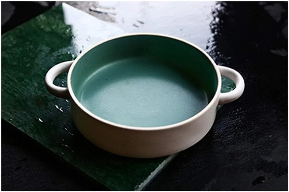 ظرف پخت گرد چینی، مناسب رستوران، آشپزخانه و میز غذا ظرف پخت گرد چینی، مناسب رستوران، آشپزخانه و میز غذا