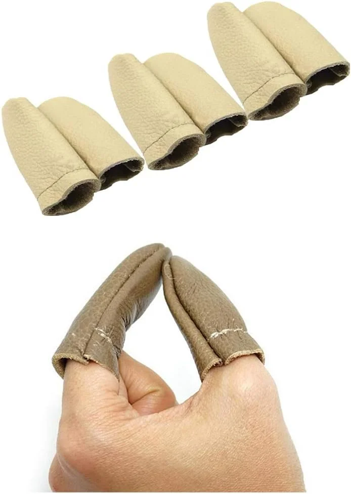 محافظ انگشت نمد دوزی GBSTORE، 3 جفت محافظ انگشت برای کاردستی و خیاطی دستی