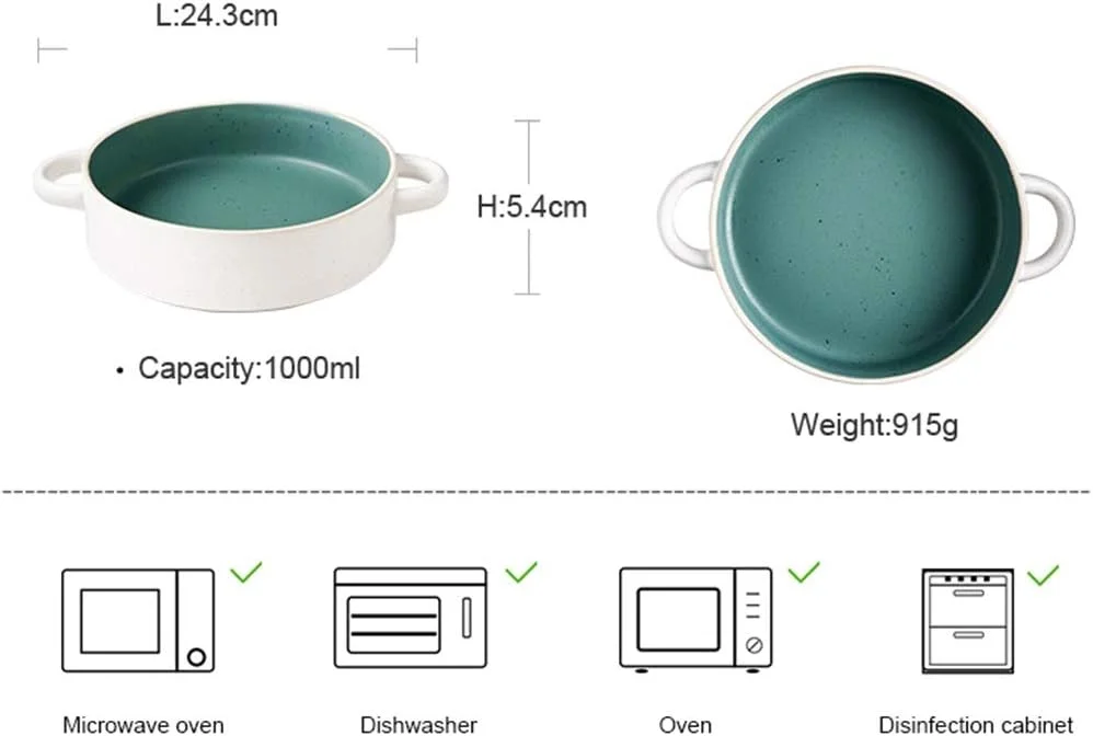 ظرف پخت گرد چینی، مناسب رستوران، آشپزخانه و میز غذا ظرف پخت گرد چینی، مناسب رستوران، آشپزخانه و میز غذا