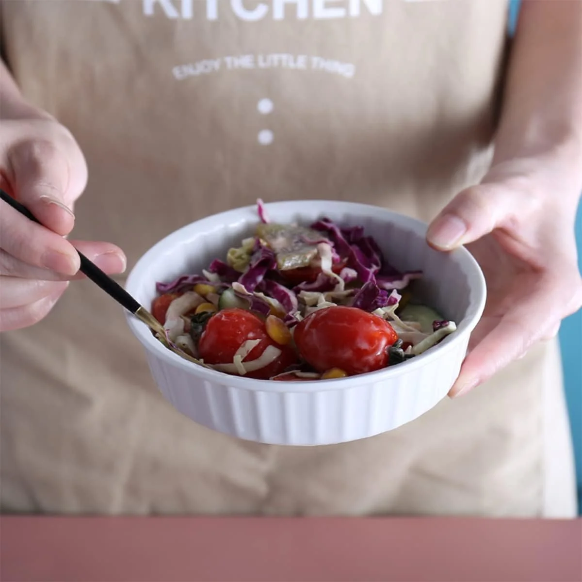 ظرف پخت گرد چینی پرسلتا، عاجی ظرف پخت گرد چینی پرسلتا، عاجی