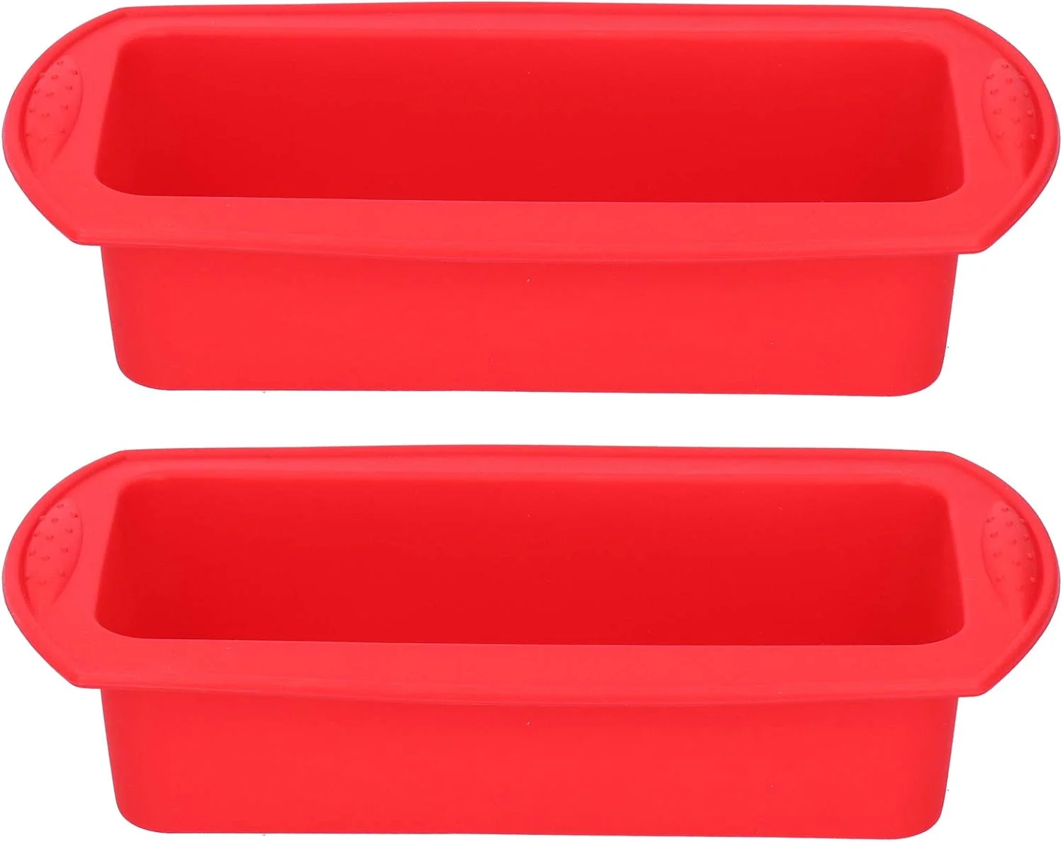 قالب نان سیلیکونی NDNCZDHC، بسته 2 عددی، 27x14x5.5 سانتی متر، قالب مستطیلی نچسب برای پخت نان و کیک در فر