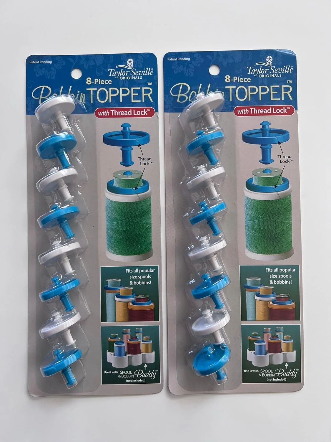 GARIZZE Taylor Seville Originals Bobbin Topper-Fits All Popular Sizes of Spools-Thread Lock Feature Helps Keep Thread Organized and Neat