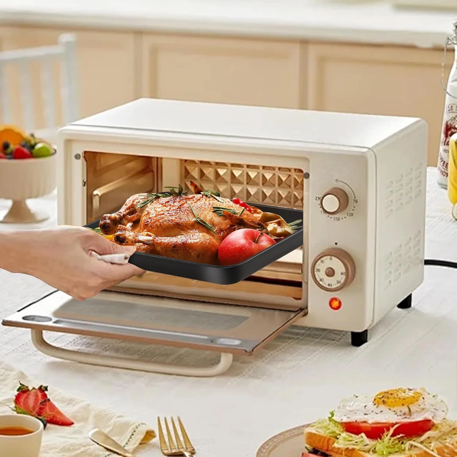 ست 4 تایی قالب پخت مستطیلی LIANYU با ابعاد 31.3 × 24.7 × 5 سانتیمتر، نچسب، مناسب برای کیک، لازانیا، براونی، سوفله، ظروف پخت و پز برای پخت، برشته کردن در فر و توستر، هسته فولاد ضد زنگ و جدا شدن آسان، سالم و غیر سمی ست 4 تایی قالب پخت مستطیلی LIANYU با ابعاد 31.3 × 24.7 × 5 سانتیمتر، نچسب، مناسب برای کیک، لازانیا، براونی، سوفله، ظروف پخت و پز برای پخت، برشته کردن در فر و توستر، هسته فولاد ضد زنگ و جدا شدن آسان، سالم و غیر سمی