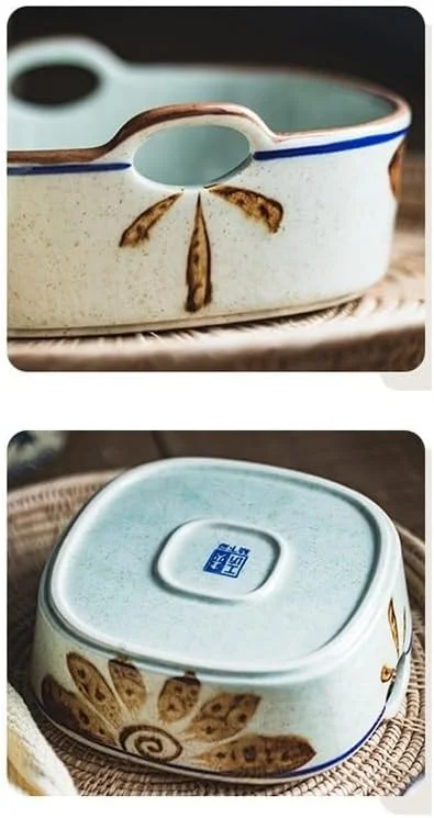 ظرف پخت و پز آشپزخانه، ظرف سالاد میوه سرخ شده خانگی، سینی برنج پخته شده در فر، ظروف غذاخوری سرامیکی، ظرف پخت دو گوش، ظرفیت 590 میلی لیتر ظرف پخت و پز آشپزخانه، ظرف سالاد میوه سرخ شده خانگی، سینی برنج پخته شده در فر، ظروف غذاخوری سرامیکی، ظرف پخت دو گوش، ظرفیت 590 میلی لیتر