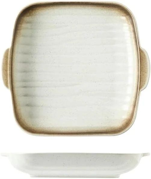 ظرف پخت و پز آشپزخانه، ظروف پخت، کاسه نودل پهن، سینی پخت خانگی سرامیکی دو گوشه (سفید) ظرف پخت و پز آشپزخانه، ظروف پخت، کاسه نودل پهن، سینی پخت خانگی سرامیکی دو گوشه (سفید)