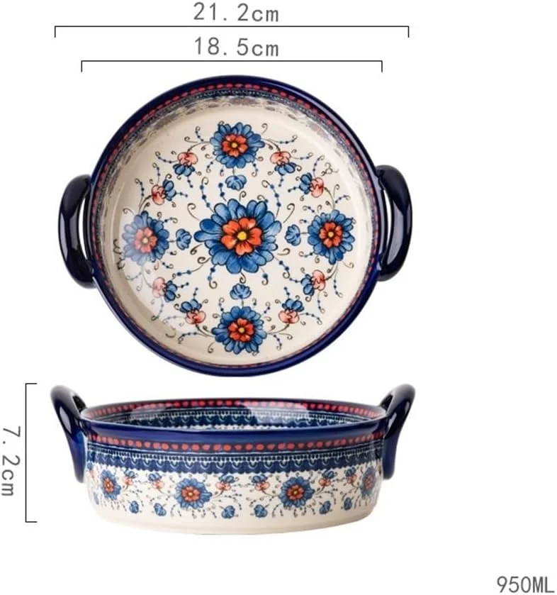 ظرف پخت آشپزخانه، ظرف 950 میلی لیتری با دسته، ظرف پخت دو گوش، ظروف غذاخوری سرامیکی عتیقه، لوازم پخت و پز ظرف پخت آشپزخانه، ظرف 950 میلی لیتری با دسته، ظرف پخت دو گوش، ظروف غذاخوری سرامیکی عتیقه، لوازم پخت و پز