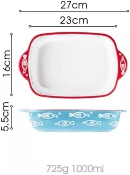 ظرف پخت نودل پهن کبابی، ظروف ته صاف، ظروف سفالی، ظروف پخت سرامیکی برای آشپزخانه، کیک، شام و مهمانی ها