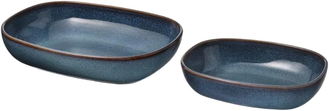 ایکیا Gladelig ست ظروف فر 2 عددی آبی 10531070 ایکیا Gladelig ست ظروف فر 2 عددی آبی 10531070