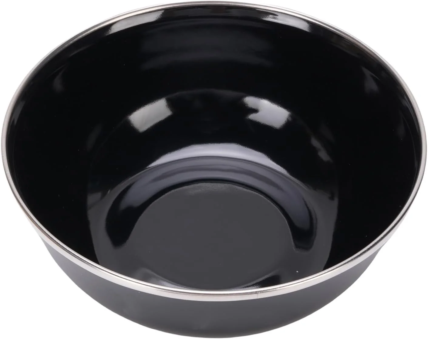 کاسه لعابی Keenso، ظرف سوپ خوری لعابی، ظرف غذاخوری 450 میلی لیتری، لبه استیل ضد زنگ با روکش مقاوم در برابر حرارت بالا، مناسب برای کمپینگ، پیک نیک و فضای باز کاسه لعابی Keenso، ظرف سوپ خوری لعابی، ظرف غذاخوری 450 میلی لیتری، لبه استیل ضد زنگ با روکش مقاوم در برابر حرارت بالا، مناسب برای کمپینگ، پیک نیک و فضای باز