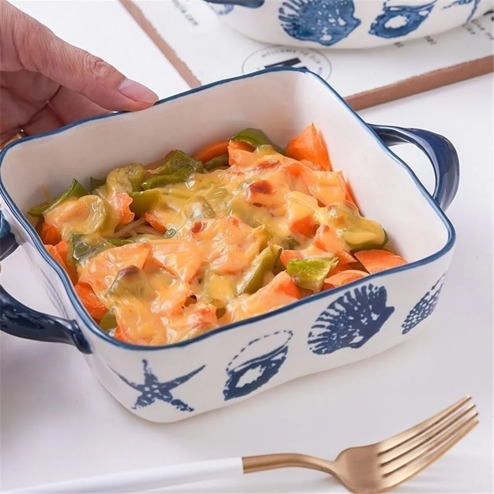 ظرف بزرگ سرامیکی پخت برنج با دسته، مناسب فر و مایکروویو، ظرف پخت و پز، ابزار نان پزی و پخت صبحانه ظرف بزرگ سرامیکی پخت برنج با دسته، مناسب فر و مایکروویو، ظرف پخت و پز، ابزار نان پزی و پخت صبحانه