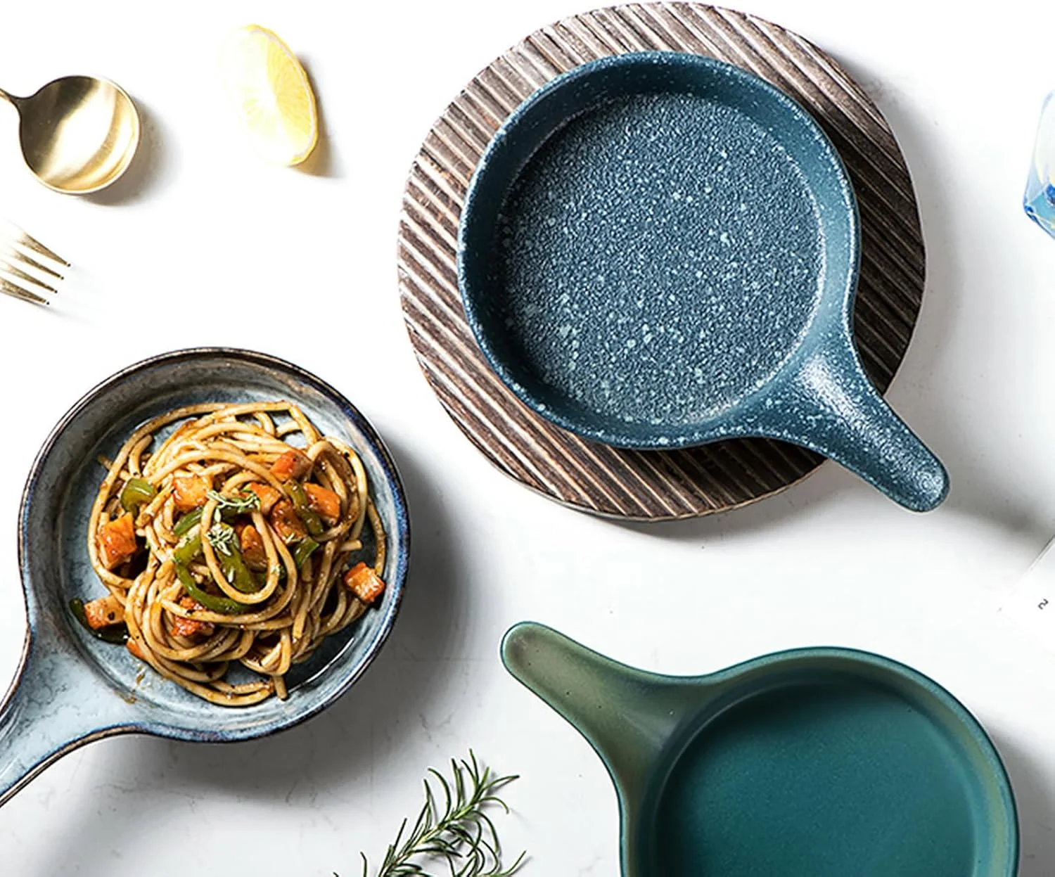 ظرف سرامیکی فر خانگی به سبک ژاپنی با دسته - طرح سنگ مات 8.25 اینچ ظرف سرامیکی فر خانگی به سبک ژاپنی با دسته - طرح سنگ مات 8.25 اینچ