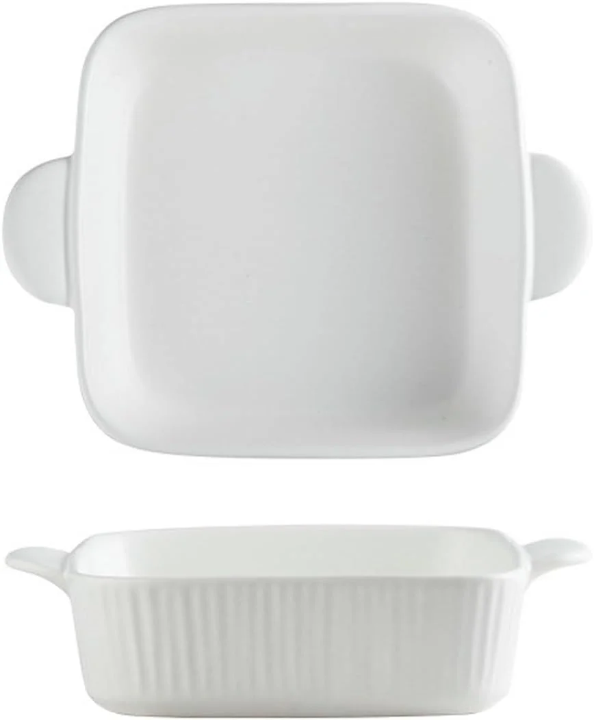 سینی سرامیکی پخت خانگی با دو دسته، مناسب برنج پخته، میوه، ظروف غذاخوری رستورانی - سفید نیمه براق سینی سرامیکی پخت خانگی با دو دسته، مناسب برنج پخته، میوه، ظروف غذاخوری رستورانی - سفید نیمه براق