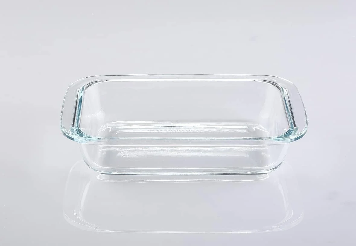 ظرف پخت مستطیلی 0.7 لیتری HOME MAKER AHM - شیشه فر ظرف پخت مستطیلی 0.7 لیتری HOME MAKER AHM - شیشه فر