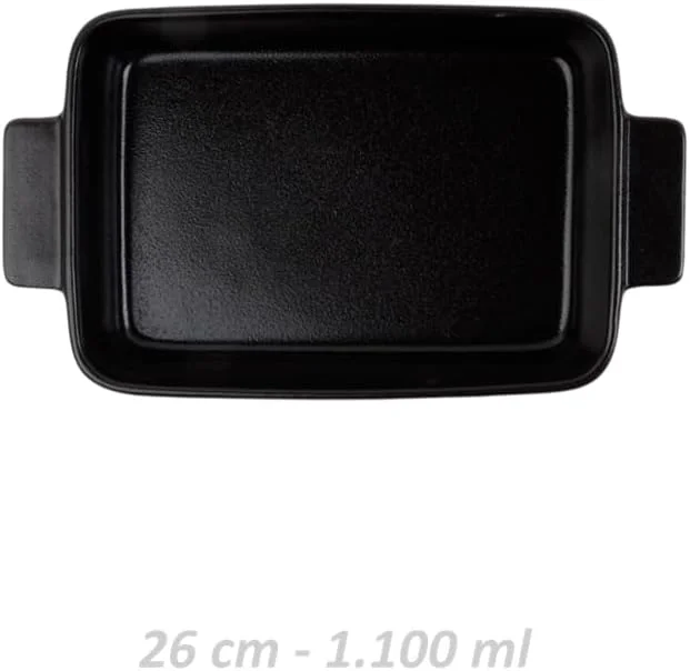 ظرف فر چینی هولست مدل BS 426، 26 سانتی متر، طرح آهن مشکی، 26 x 19.5 x 5.5 سانتی متر، بسته 1 عددی ظرف فر چینی هولست مدل BS 426، 26 سانتی متر، طرح آهن مشکی، 26 x 19.5 x 5.5 سانتی متر، بسته 1 عددی