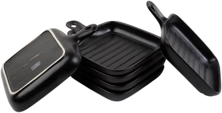 هولست پورسلن BS 122 شیرجوش چینی 22 سانتی متر طرح چدن مشکی 22 x 16 x 3.2 سانتی متر مجموعه 6 عددی هولست پورسلن BS 122 شیرجوش چینی 22 سانتی متر طرح چدن مشکی 22 x 16 x 3.2 سانتی متر مجموعه 6 عددی