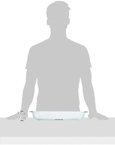 ظرف پخت مستطیلی خمیده 5.0 لیتری HOME MAKER AHM - شیشه فر ظرف پخت مستطیلی خمیده 5.0 لیتری HOME MAKER AHM - شیشه فر