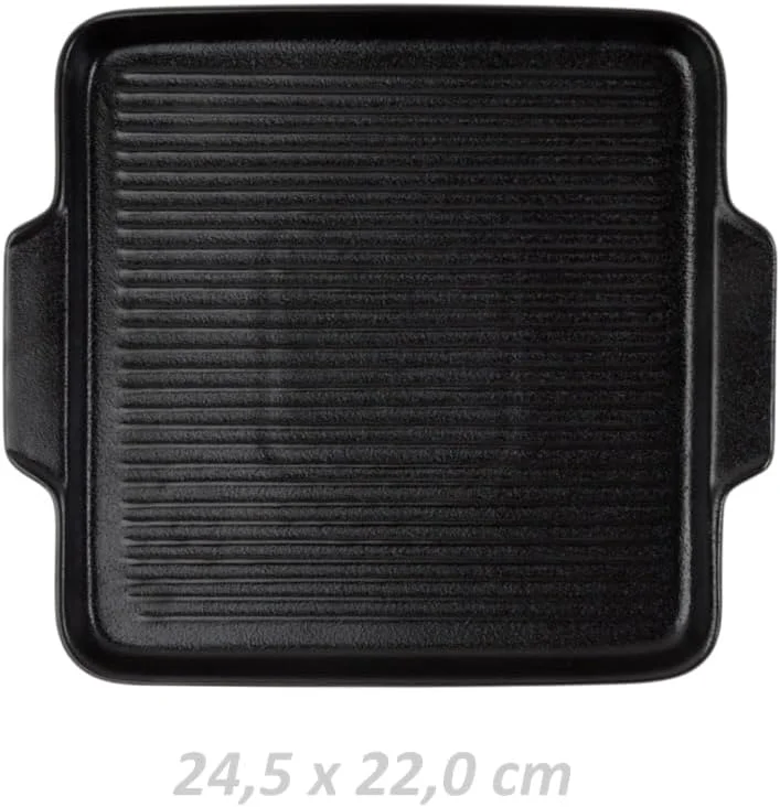 هولست پورسلن BS 224 بشقاب سرخ کردنی چینی 24 سانتی متر طرح آهن مشکی 24.5 x 22 x 2 سانتی متر - ست 6 عددی هولست پورسلن BS 224 بشقاب سرخ کردنی چینی 24 سانتی متر طرح آهن مشکی 24.5 x 22 x 2 سانتی متر - ست 6 عددی