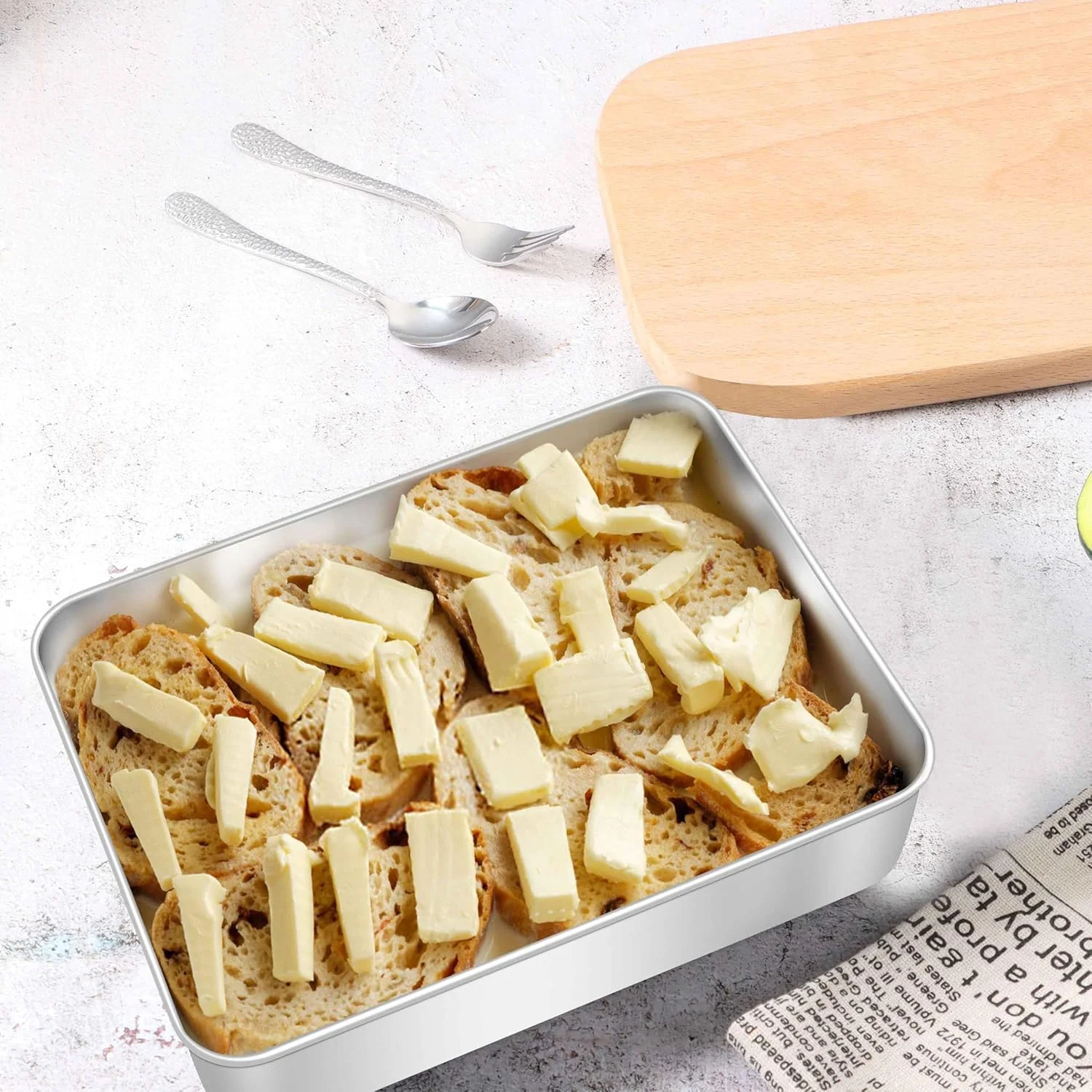 ست قالب پخت مربع هیروگو 9x9 مناسب فر، قالب کیک مربع استیل ضد زنگ برای لازانیا، براونی، سوفله و کیک، قابل شستشو در ماشین ظرفشویی و بادوام (2 عددی) ست قالب پخت مربع هیروگو 9x9 مناسب فر، قالب کیک مربع استیل ضد زنگ برای لازانیا، براونی، سوفله و کیک، قابل شستشو در ماشین ظرفشویی و بادوام (2 عددی)