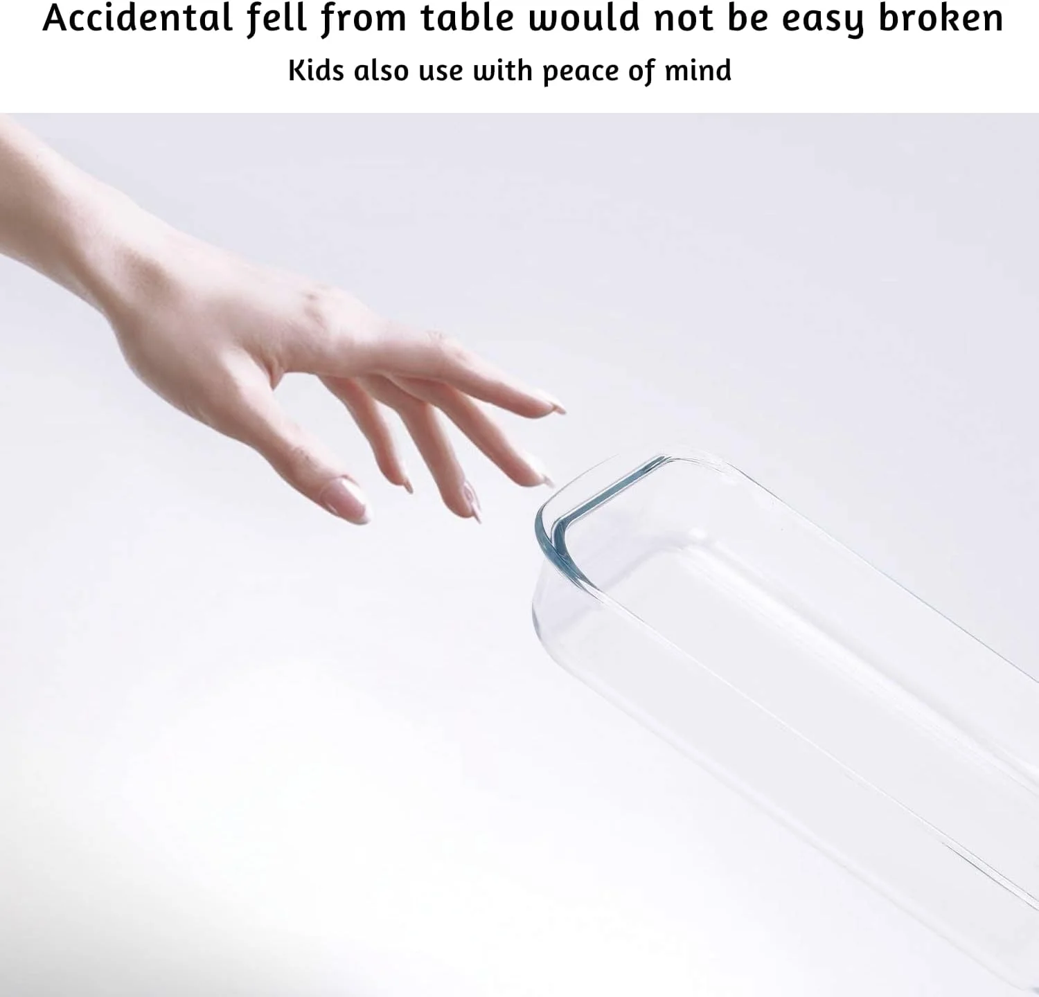 ظرف پیرکس 1 لیتری - ظرف مستطیلی مناسب فر و مایکروویو برای پخت و پز، لازانیا، بریان کردن و سرو غذا، سینی پخت چند منظوره مناسب فر (شفاف، کوچک) ظرف پیرکس 1 لیتری - ظرف مستطیلی مناسب فر و مایکروویو برای پخت و پز، لازانیا، بریان کردن و سرو غذا، سینی پخت چند منظوره مناسب فر (شفاف، کوچک)