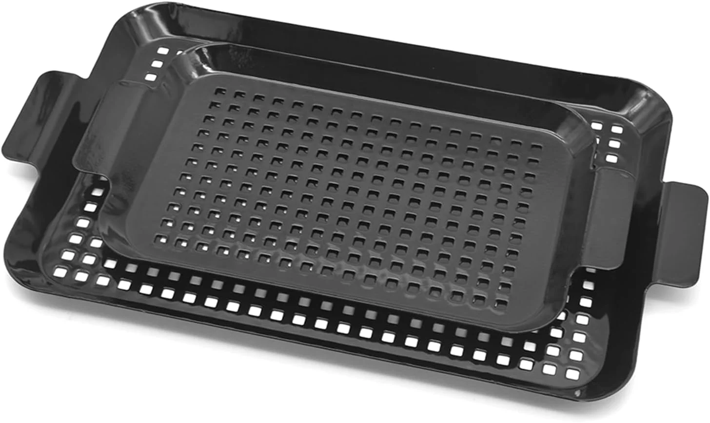 ست تابه گریل منفذدار، افزایش دهنده طعم دودی، تمیز کردن آسان، قابل شستشو در ماشین ظرفشویی، نگهداری ظریف، ضروری برای پخت و پز در فضای باز، تابه گریل طعم دهنده ست تابه گریل منفذدار، افزایش دهنده طعم دودی، تمیز کردن آسان، قابل شستشو در ماشین ظرفشویی، نگهداری ظریف، ضروری برای پخت و پز در فضای باز، تابه گریل طعم دهنده
