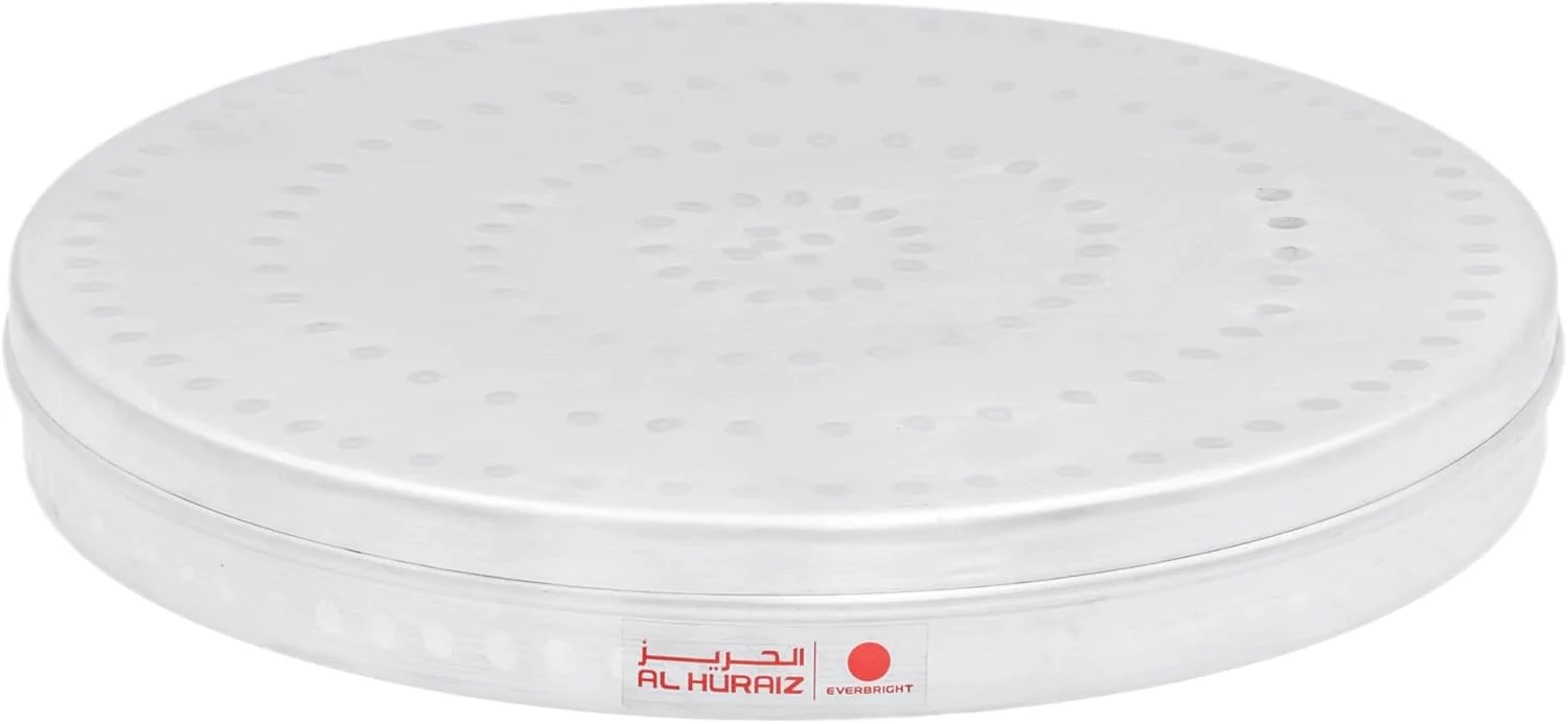 ظرف دایره ای آلومینیومی چکش کاری شده اوربرایت با درب برای پخت کنافه، باسبوسا - صفحه گرد پخت و پز سنگین با پوشش برای آشپزخانه (10 اینچ) ظرف دایره ای آلومینیومی چکش کاری شده اوربرایت با درب برای پخت کنافه، باسبوسا - صفحه گرد پخت و پز سنگین با پوشش برای آشپزخانه (10 اینچ)