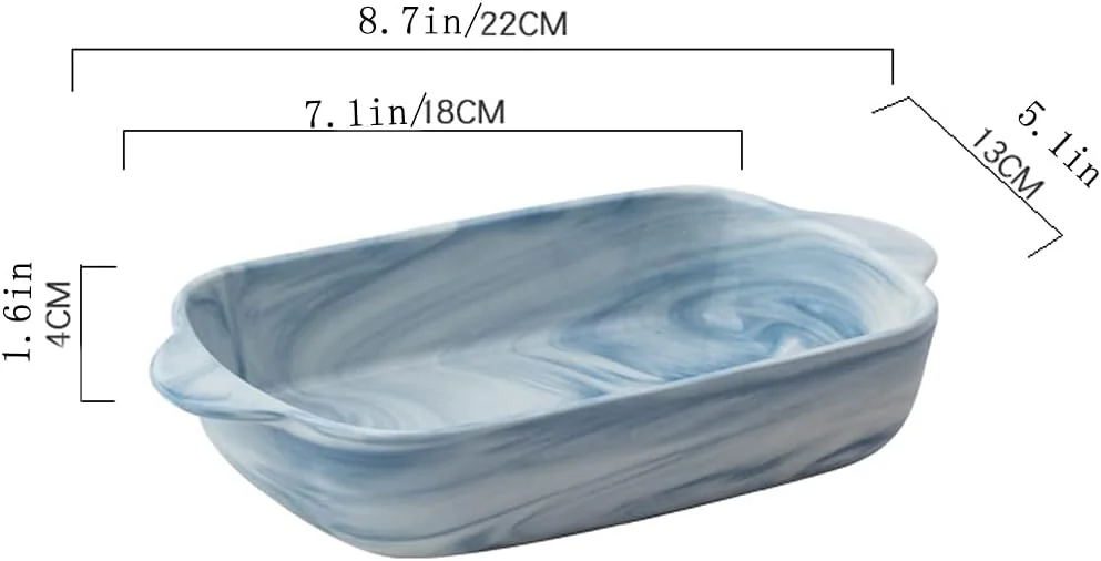 ست ظروف سرامیکی پخت و پز برای کیک و شام (B)