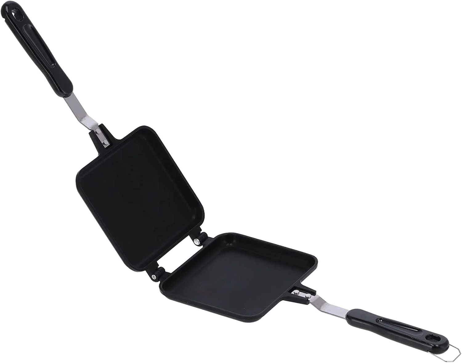 تابه صبحانه دو طرفه نچسب، ابزار پخت نان، تابه گریل آلومینیومی با براکت ثابت، ابزار چند منظوره برای اجاق گاز تابه صبحانه دو طرفه نچسب، ابزار پخت نان، تابه گریل آلومینیومی با براکت ثابت، ابزار چند منظوره برای اجاق گاز