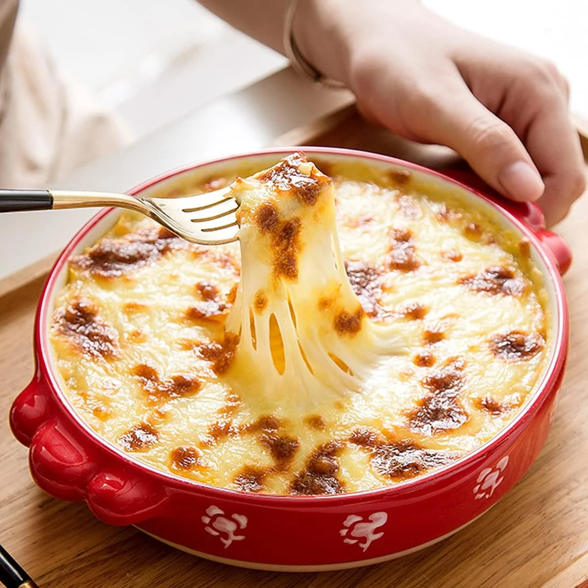 Ceramic Baking Dishes Bakeware Porcelain Round Quiche Flan Dish Traditional Porcelain (B) Ceramic Baking Dishes Bakeware Porcelain Round Quiche Flan Dish Traditional Porcelain (B)