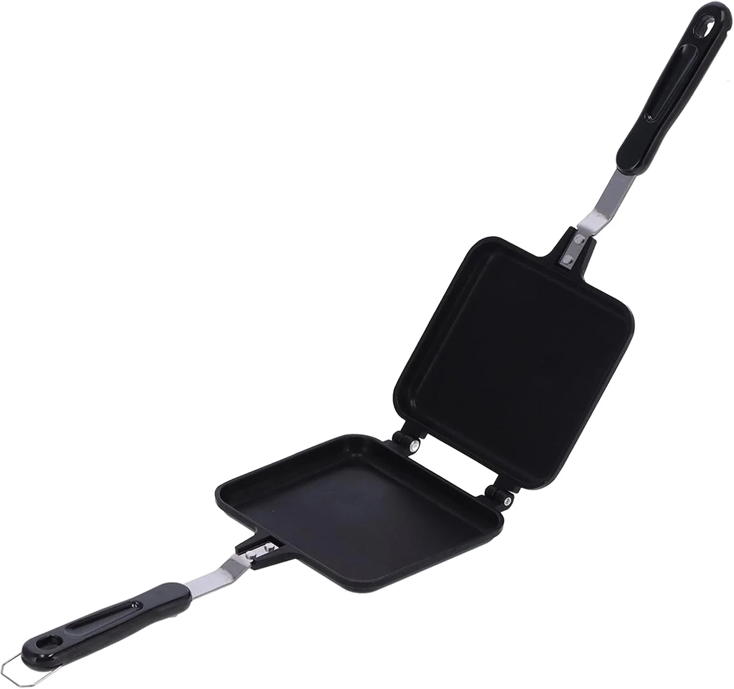 تابه صبحانه دو طرفه نچسب، ابزار پخت نان، تابه گریل آلومینیومی با براکت ثابت، ابزار چند منظوره برای اجاق گاز تابه صبحانه دو طرفه نچسب، ابزار پخت نان، تابه گریل آلومینیومی با براکت ثابت، ابزار چند منظوره برای اجاق گاز