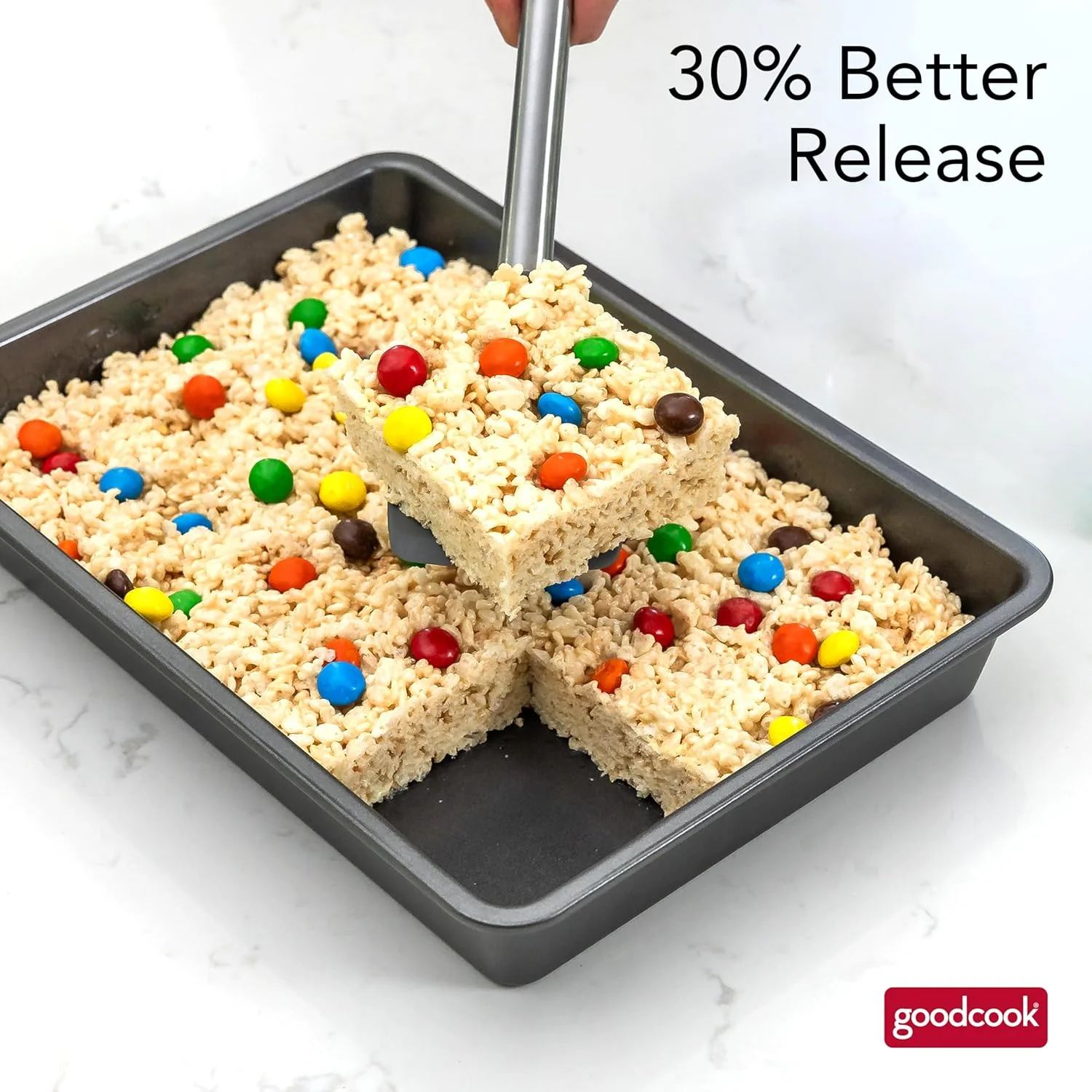 قالب مستطیلی پخت GoodCook PRO، نچسب، مقاوم در برابر تاب برداشتن و خراش، قابل شستشو در ماشین ظرفشویی، ساختار فولاد کربنی برای پخت یکنواخت، قابل استفاده در فر تا دمای 250 درجه سانتیگراد، 23x33 سانتی متر، خاکستری قالب مستطیلی پخت GoodCook PRO، نچسب، مقاوم در برابر تاب برداشتن و خراش، قابل شستشو در ماشین ظرفشویی، ساختار فولاد کربنی برای پخت یکنواخت، قابل استفاده در فر تا دمای 250 درجه سانتیگراد، 23x33 سانتی متر، خاکستری