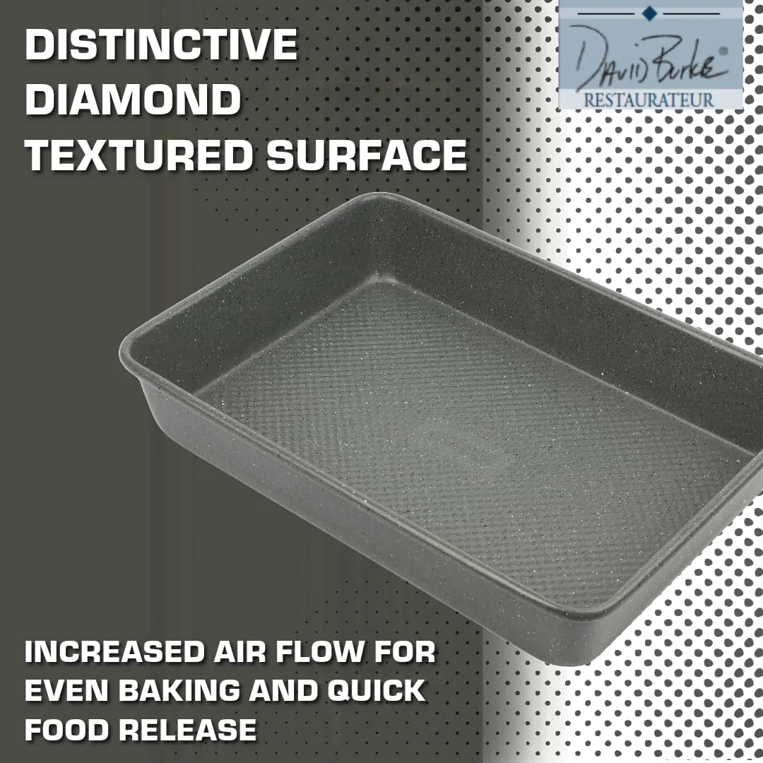 David Burke Oblong Bake Pan 13" x 9" x 2 1/2" David Burke Oblong Bake Pan 13" x 9" x 2 1/2"