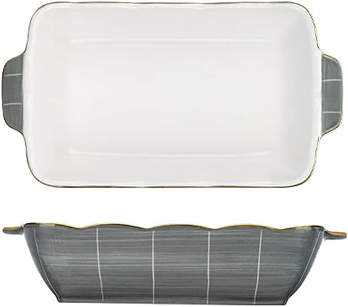 ظروف سرامیکی پخت و پز، ظروف سرامیکی مخصوص پخت، تابه های تکی 9 اینچی، مجموعه ظروف مستطیلی چینی برای سبزیجات ظروف سرامیکی پخت و پز، ظروف سرامیکی مخصوص پخت، تابه های تکی 9 اینچی، مجموعه ظروف مستطیلی چینی برای سبزیجات