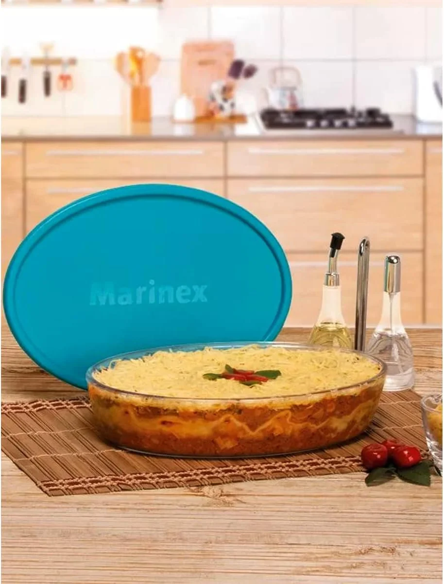 ظرف کباب پز بیضی شکل Claytan Marinex با درب پلاستیکی 2.4 لیتری ظرف کباب پز بیضی شکل Claytan Marinex با درب پلاستیکی 2.4 لیتری